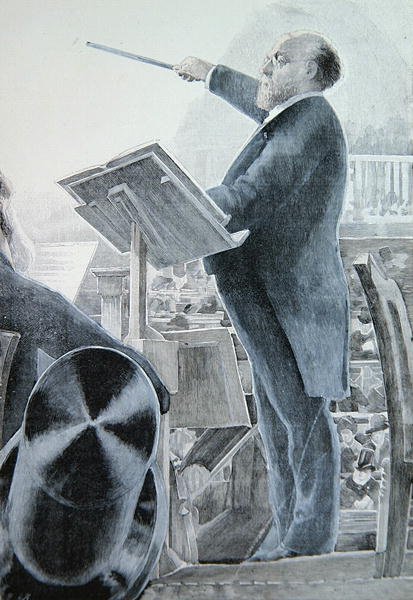 Charles Lamoureux (rytina) od French School
