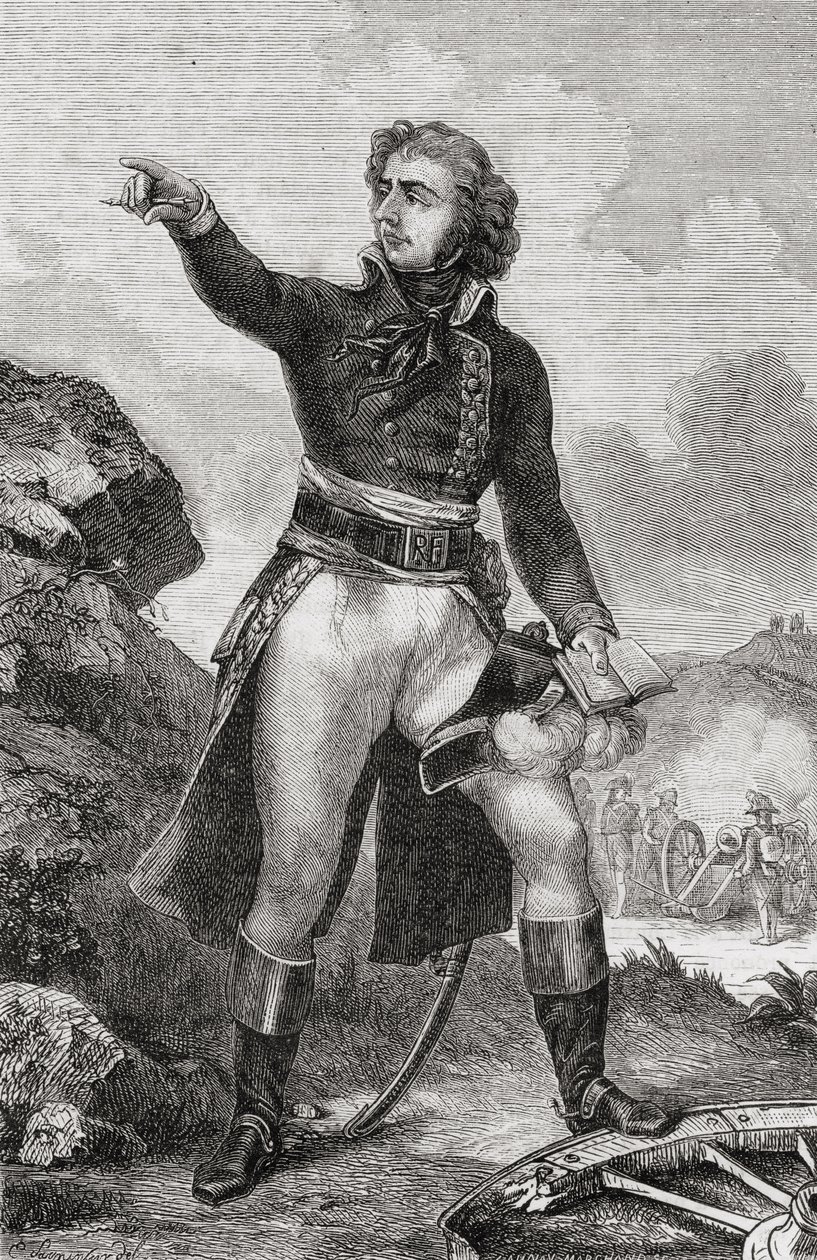 Karel XIV. (1763-1844) švédský a norský král (1818-44) princ z Ponte Corvo, z „Histoire de la Revolution Francaise“ od Louise Blanca (1811-82) 1847-62 od French School