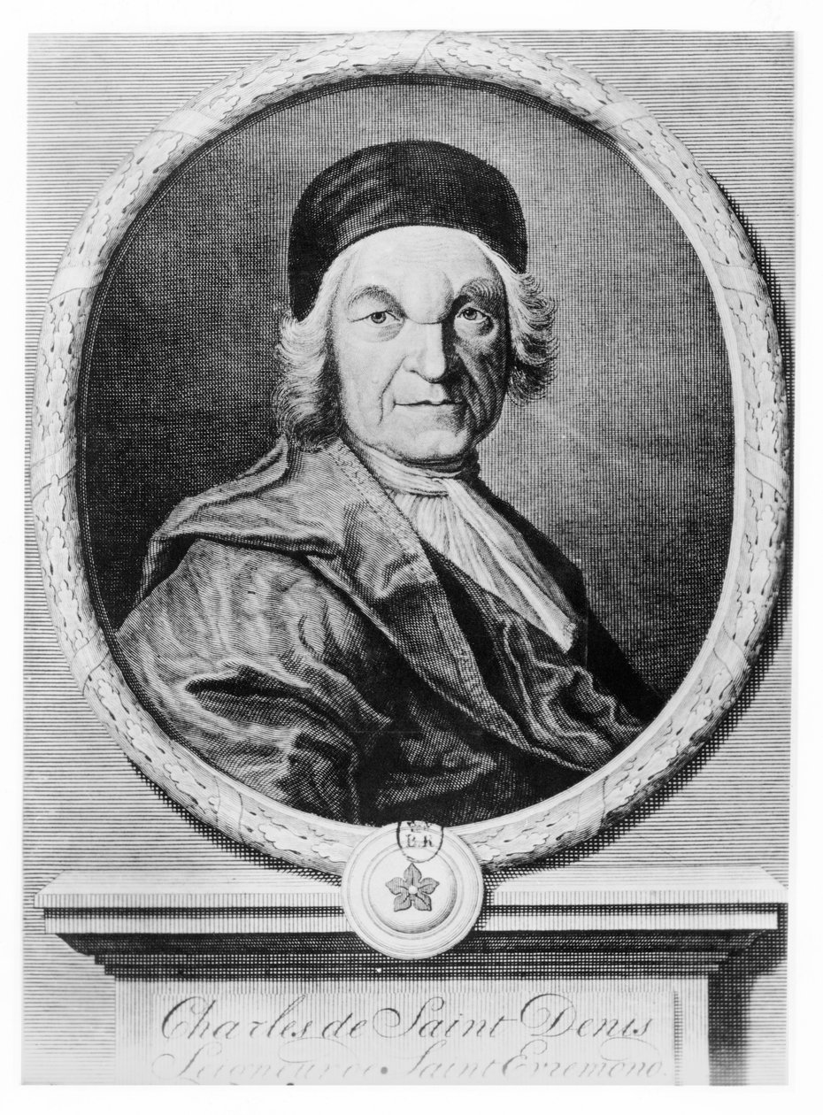 Charles de Saint-Évremond (rytina) od French School