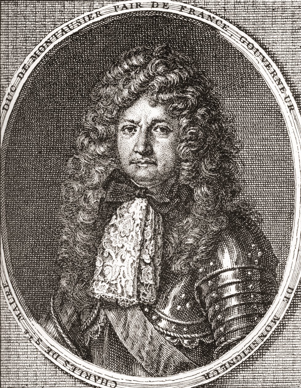 Charles de Sainte-Maure, vévoda de Montausier, 1610 1690. Francouzský voják a guvernér dauphin, Louis le Grand Dauphin. Z Les Heures Libres vydané v roce 1908. od French School
