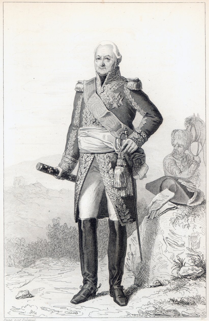 Charles du Houx de Viomenil (1734-1827), markýz de Viomenil od French School
