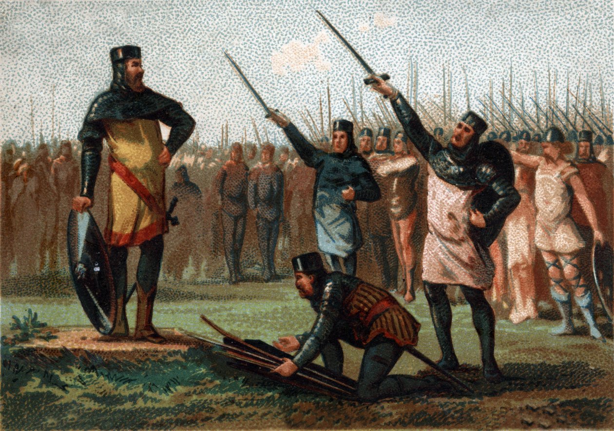Childeric II., král Franků v letech 670 až 673. od French School