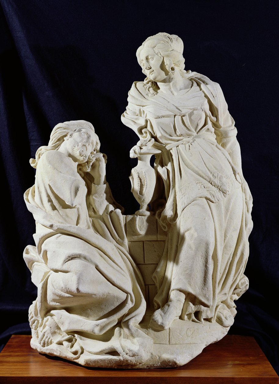 Kristus a žena Samaří od French School