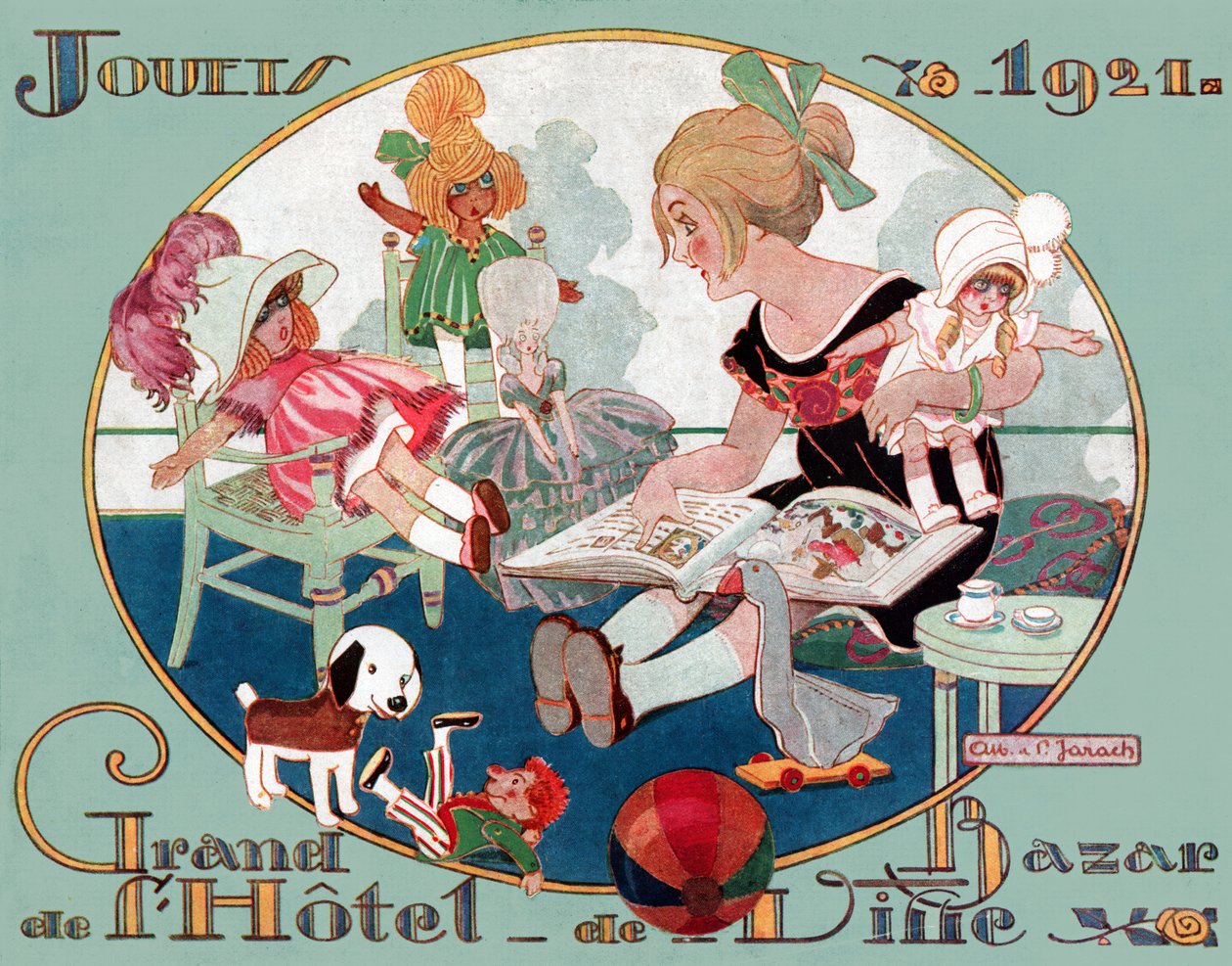 Vánoční hračky. (Ilustrace od French School