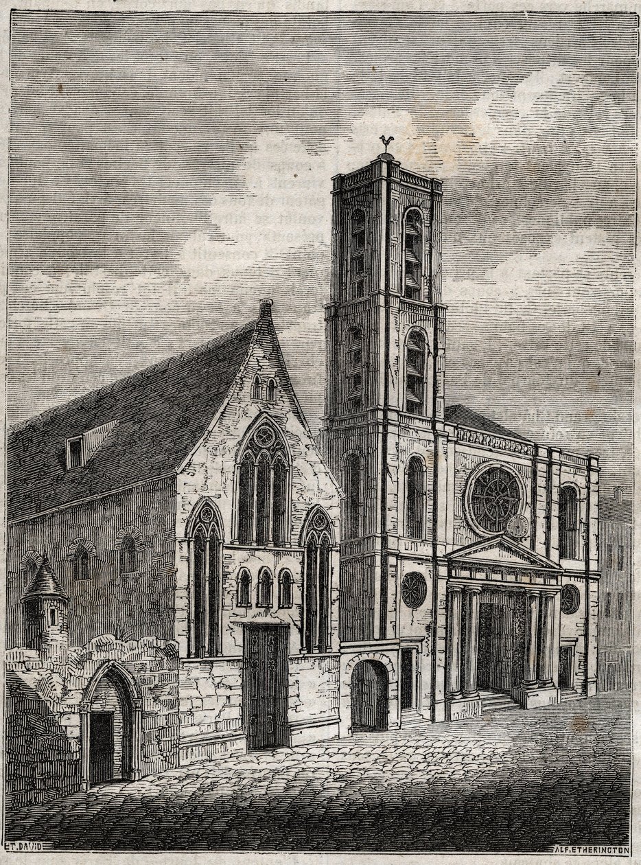 Kostel Saint-Jacques-du-Haut-Pas od French School