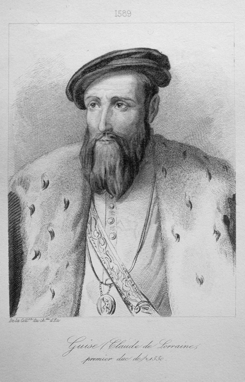 Claude de Lorraine, první vévoda z Guise (1496-1550) od French School