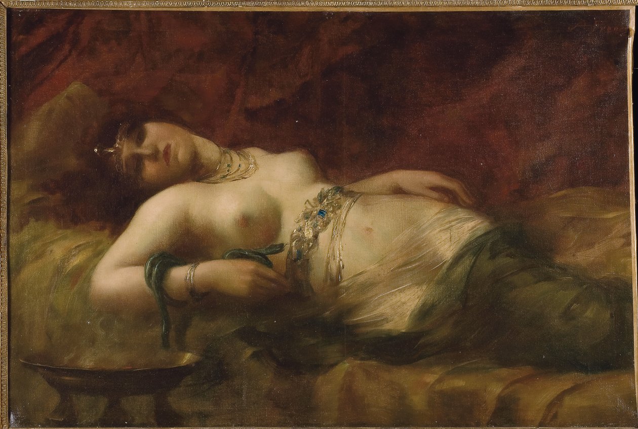 Kleopatra, konec 19. století od French School