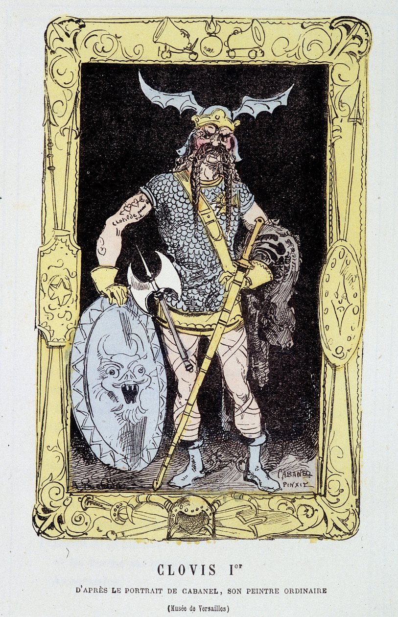 Clovis 1er - v „“ historii Francie Tintamarresque ““ od Touchatout od French School