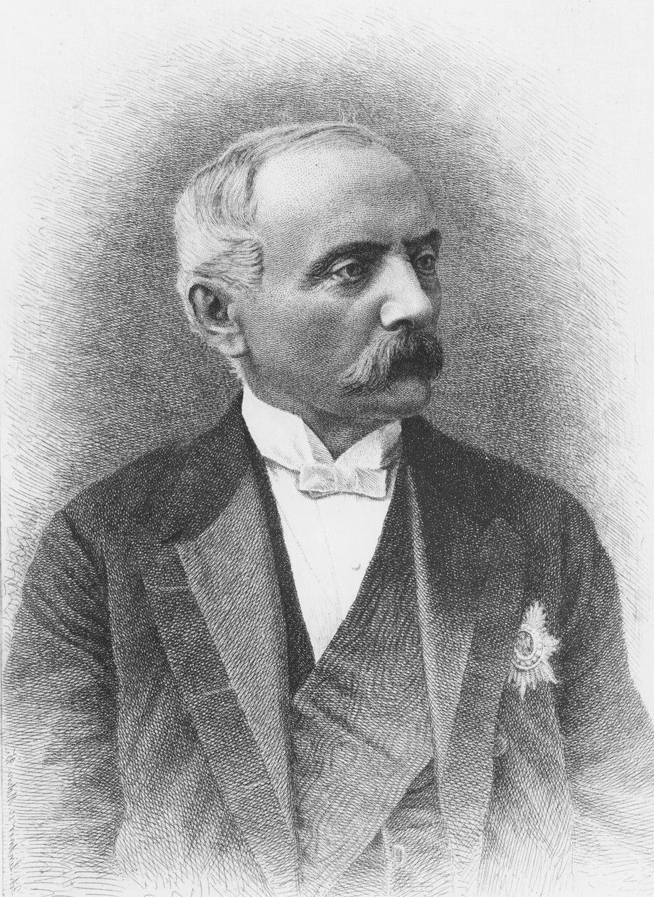 Clovis, princ z Hohenlohe (rytina) od French School