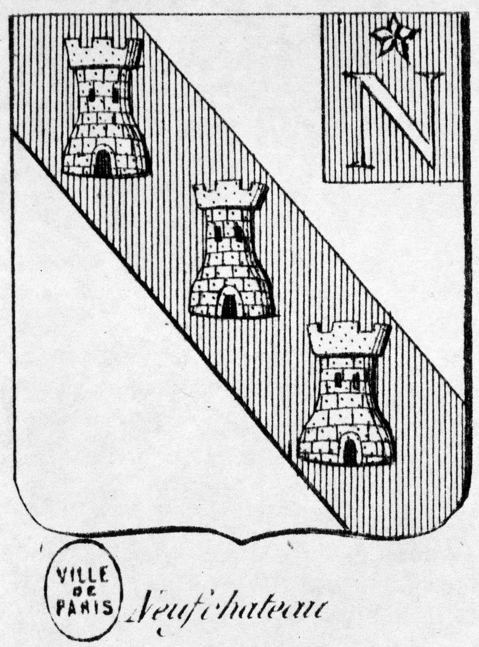 Erb Neufchateau - v „“Generální zbrojnici Francouzské říše““ od Henryho Simona od French School