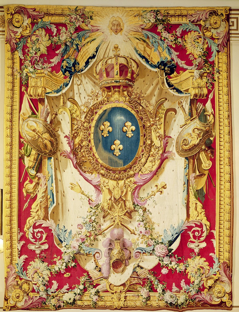 Erb francouzské královské rodiny od French School
