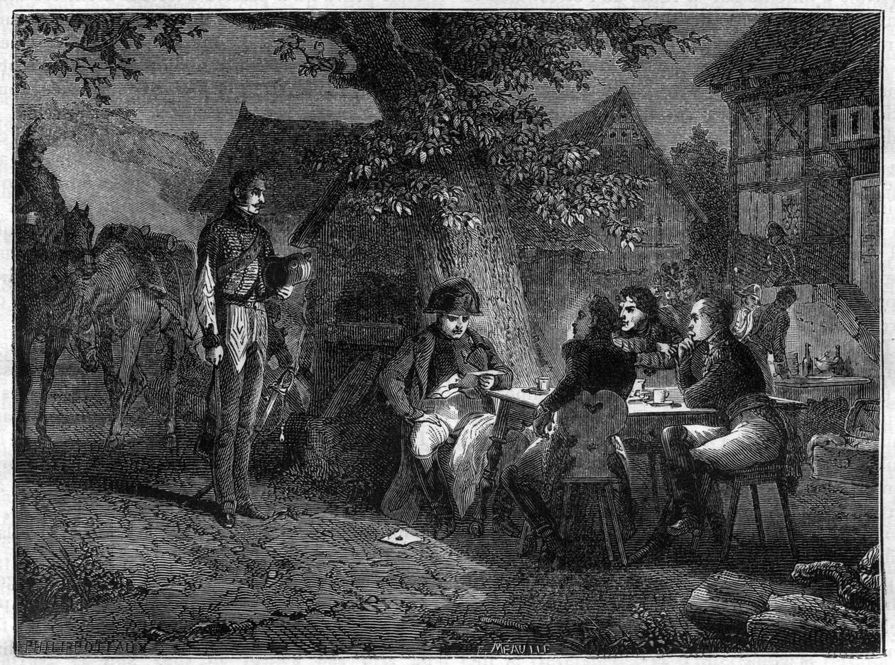 Chladnokrevně Napoleonova poučení o nešťastné bitvě u Dennewitz (Německo) 8. září od French School