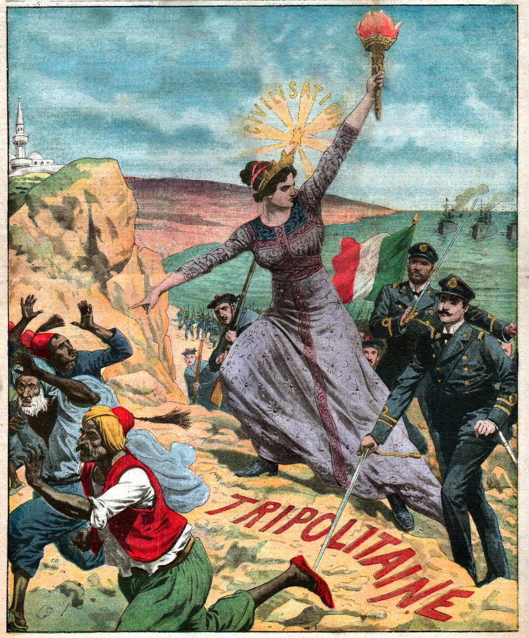 Colonisation italienne en Lybie. Italská kolonizace v Lybii. od French School