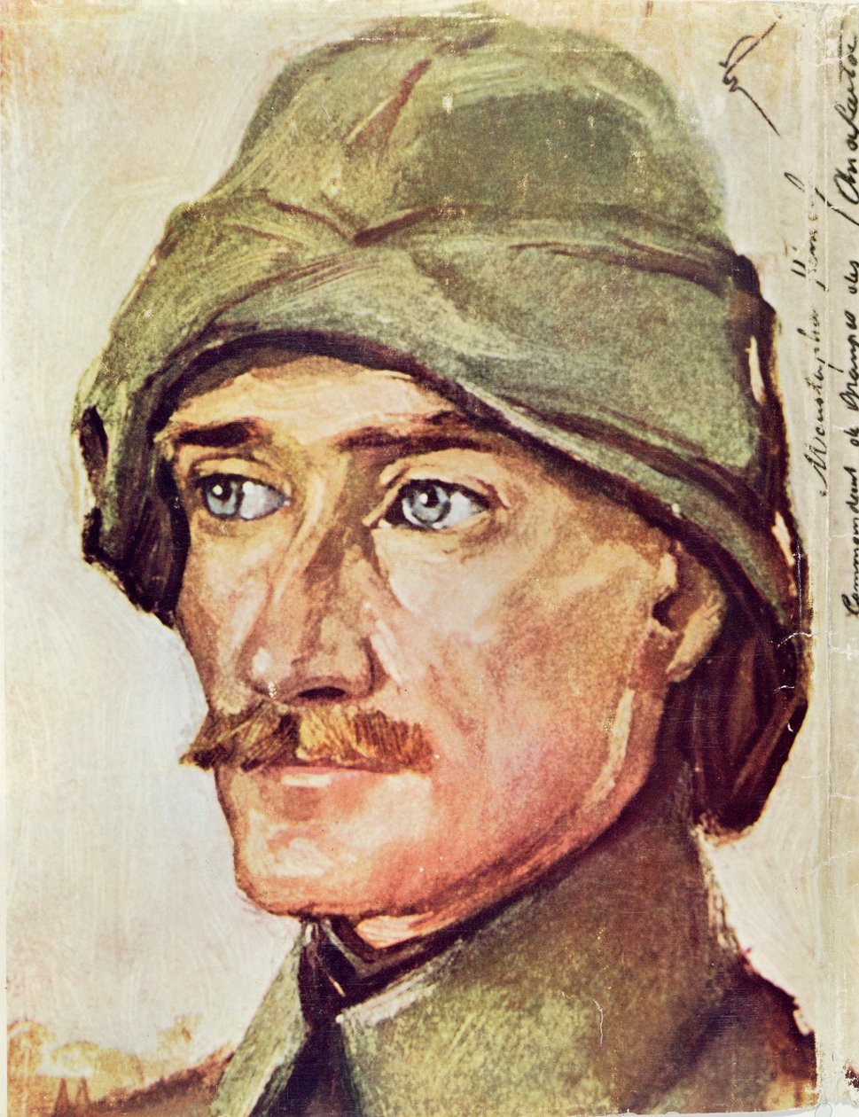 Velitel Kemal (Mustapha) Atatürk (1881-1938) 1914-18 od French School