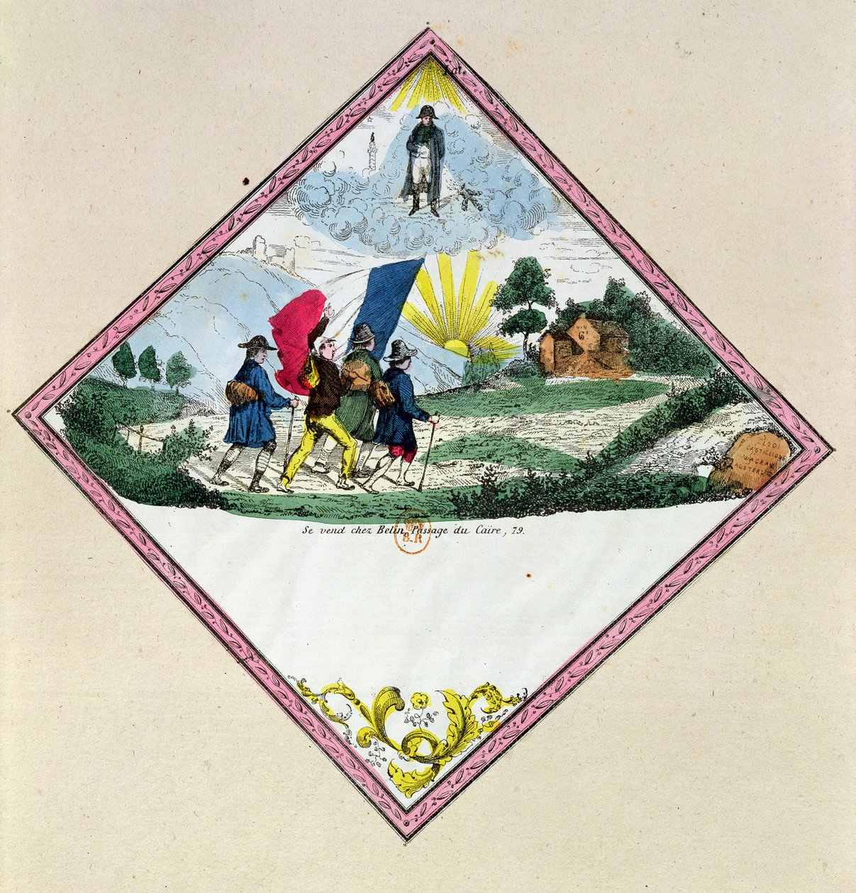 Pamětní list k odvodu, 1848 od French School