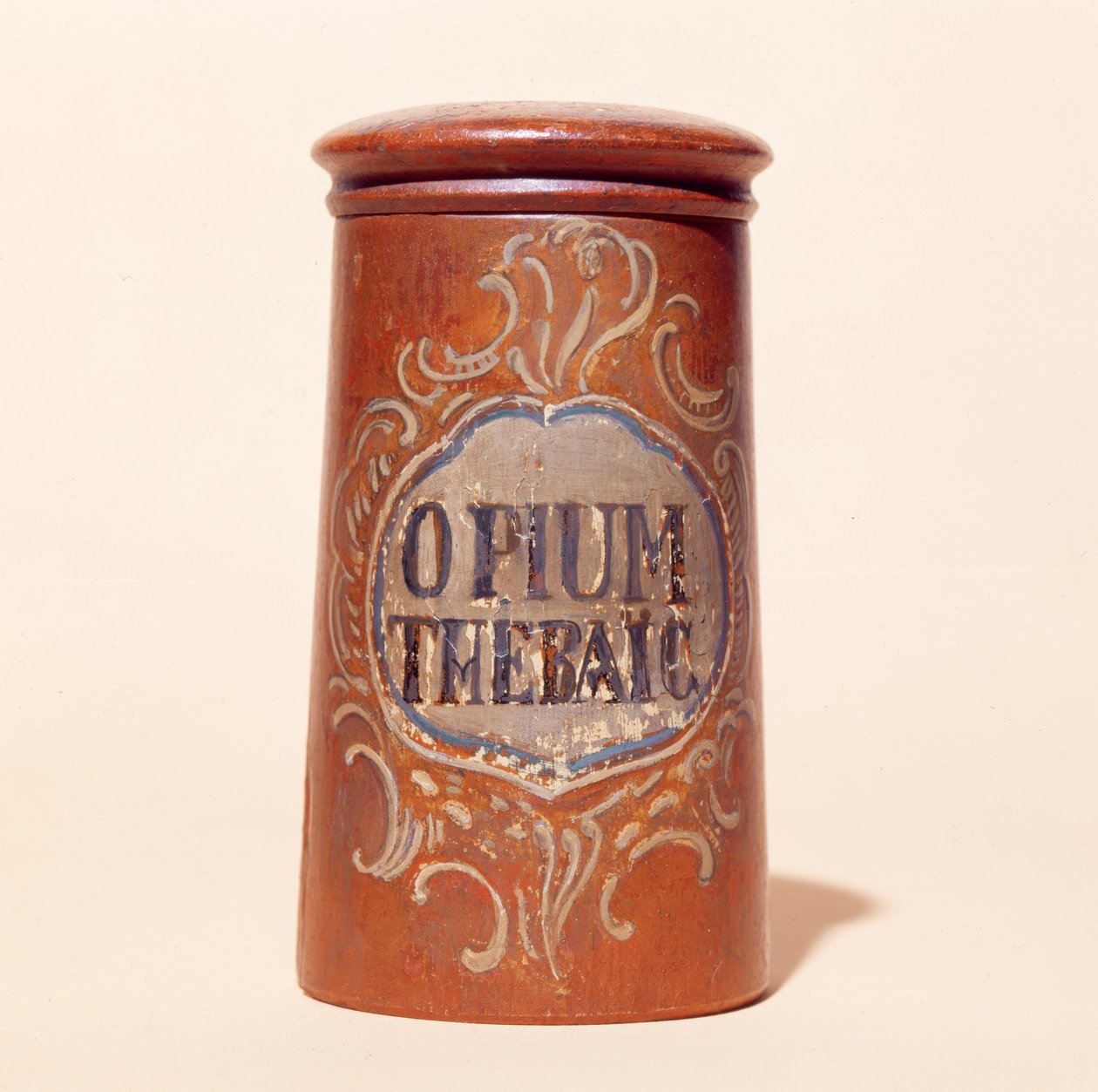Nádoba na thébské opium (lakované dřevo) od French School
