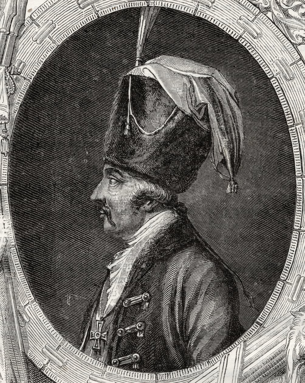 Hrabě Dagobert Seigmund von Wurmser, z „Histoire de la Revolution Francaise“ od Louise Blanca (1811-82) od French School