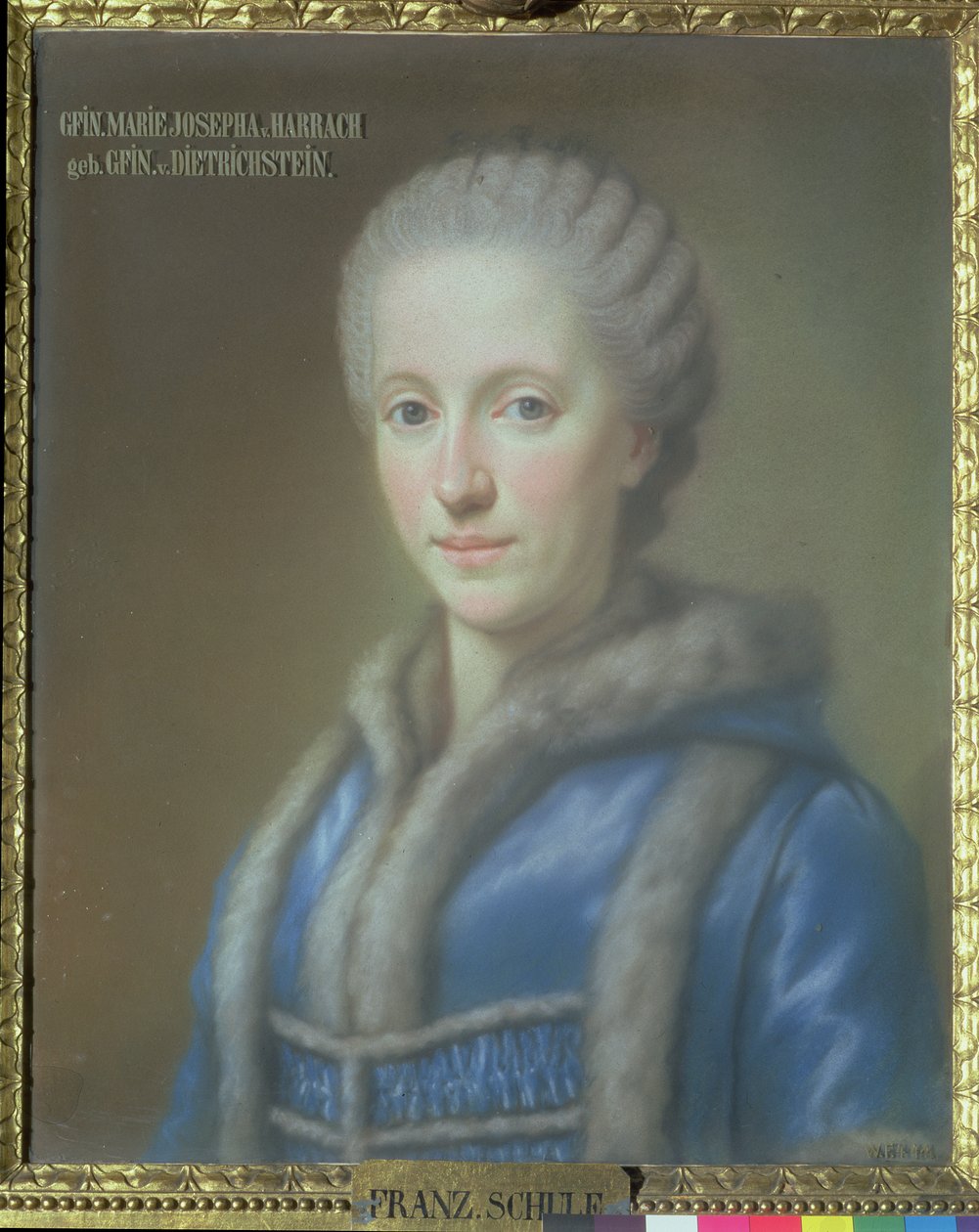 Hraběnka Maria Josepha von Harrach, manželka hraběte Guida von Harrach (1732-83) od French School