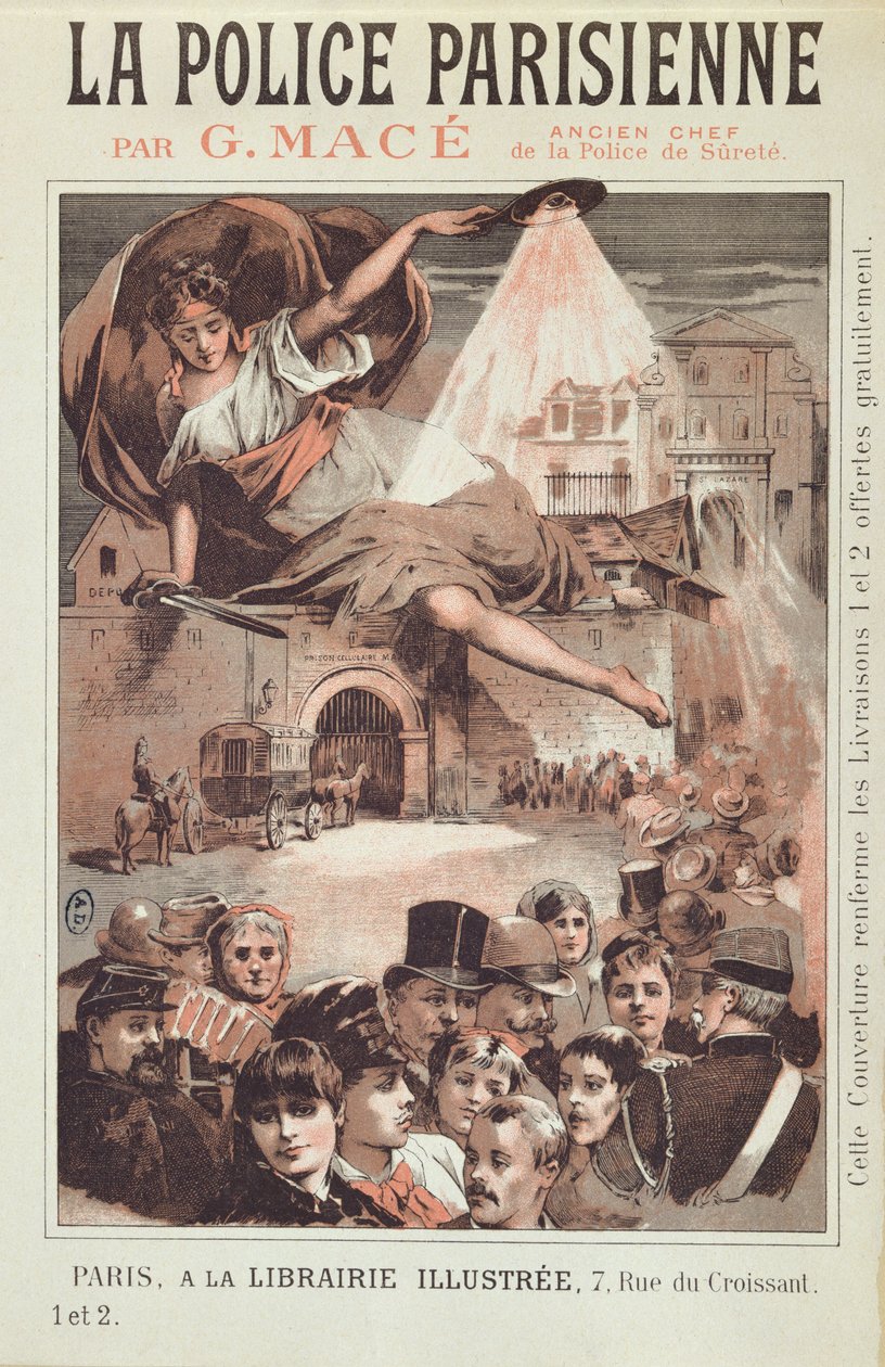 Obálka La Police Parisienne od G. Mace, bývalého šéfa Paris Surete od French School