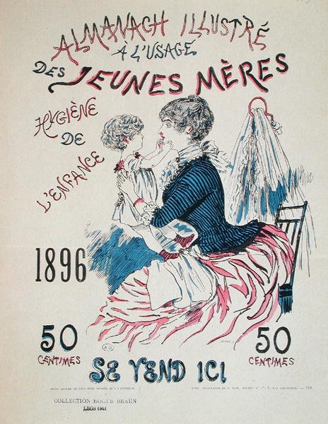 Obálka „Ilustrativního almanachu pro mladé matky“ od French School