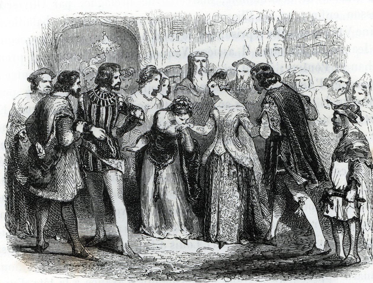 Vytvoření řádu podvazku od French School