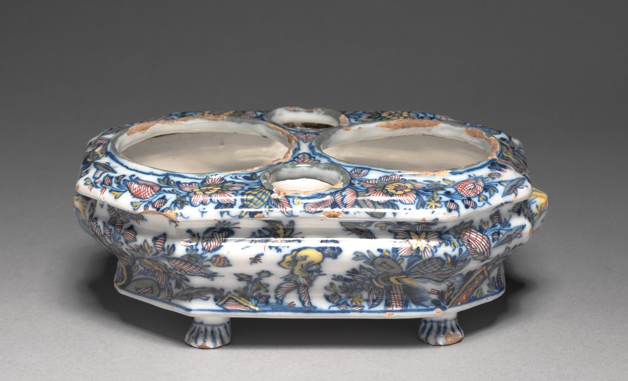 Cruet Stand, vyrobený Héraud-LeRoy Factory, kolem roku 1740 od French School