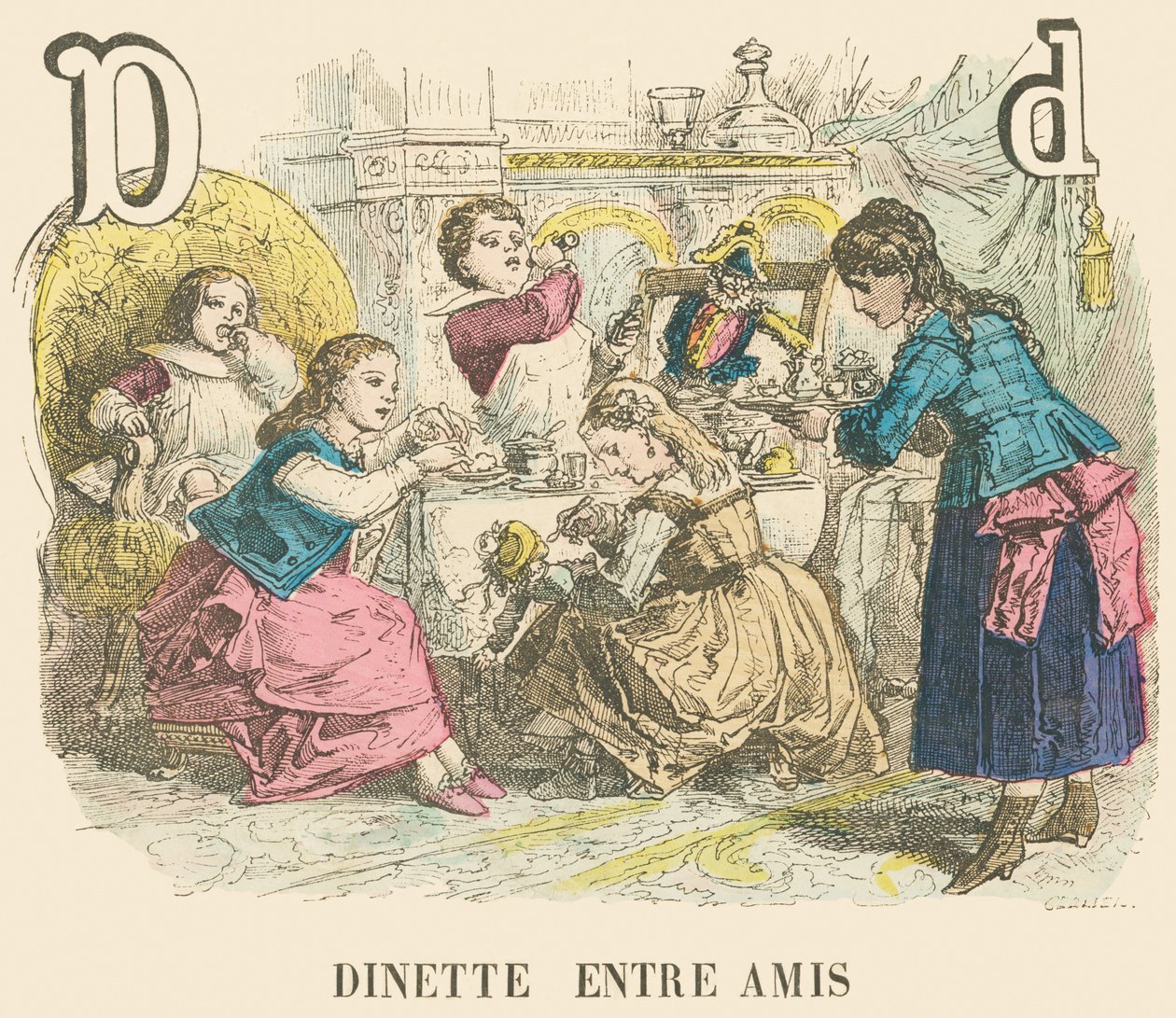 D: Jídelna s přáteli od French School