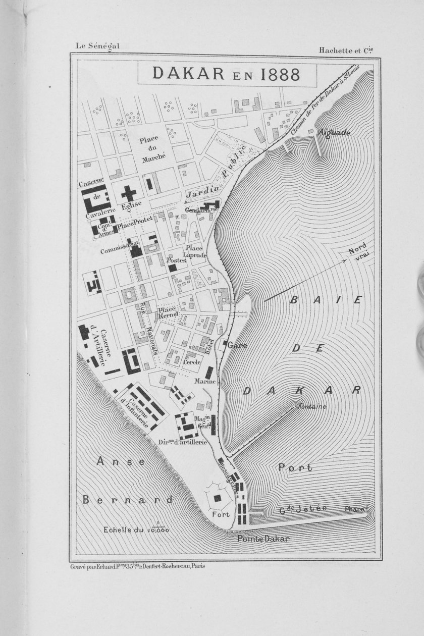 Dakar v roce 1888 od French School