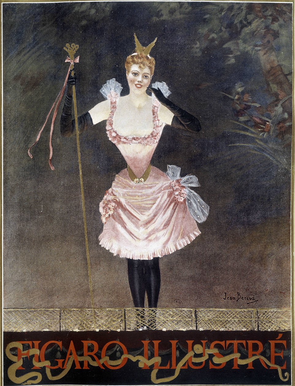 Tanečnice - obálka "" Figaro Illustrated"", n.d. od French School