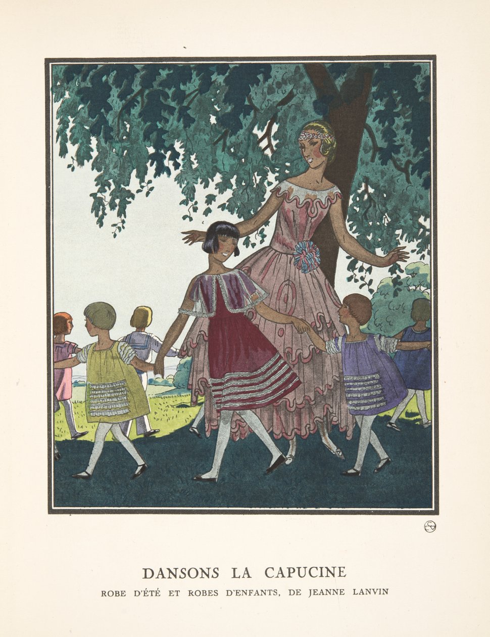 Dansons la Capucine, ze sbírky módních talířů od French School