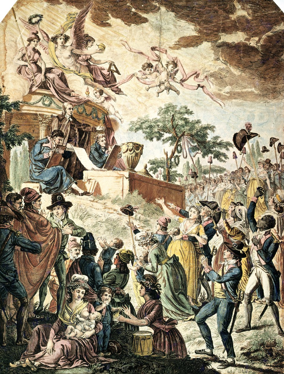 Dekret Národní konvence o zrušení otroctví v koloniích, 4. února 1794 od French School