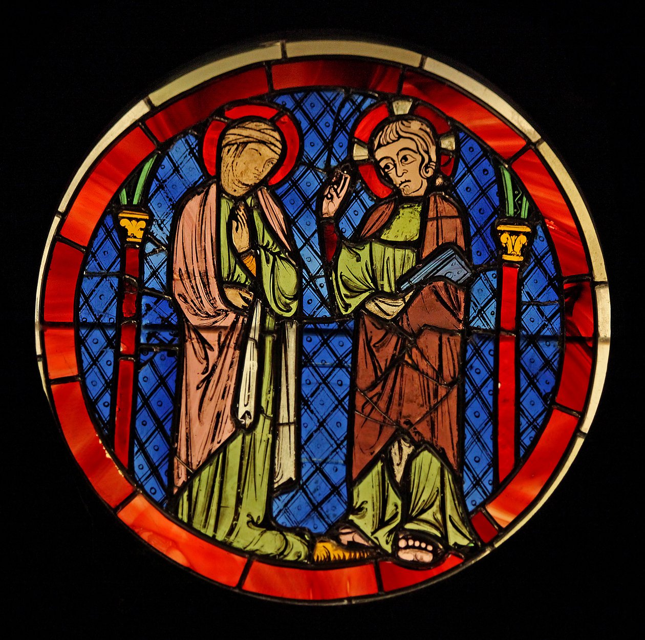 Zobrazující Krista se ženou, ex Ste Chapelle od French School