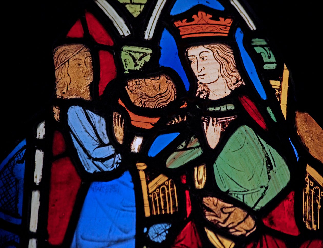Zobrazující Salome s hlavou Jana Křtitele, ex Ste Chapelle od French School