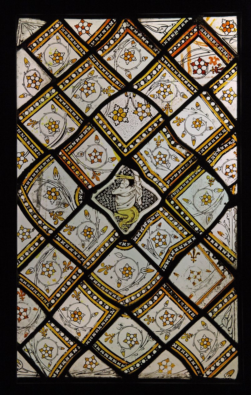 Zobrazující grisaille panel, původně z opatství St Denis od French School