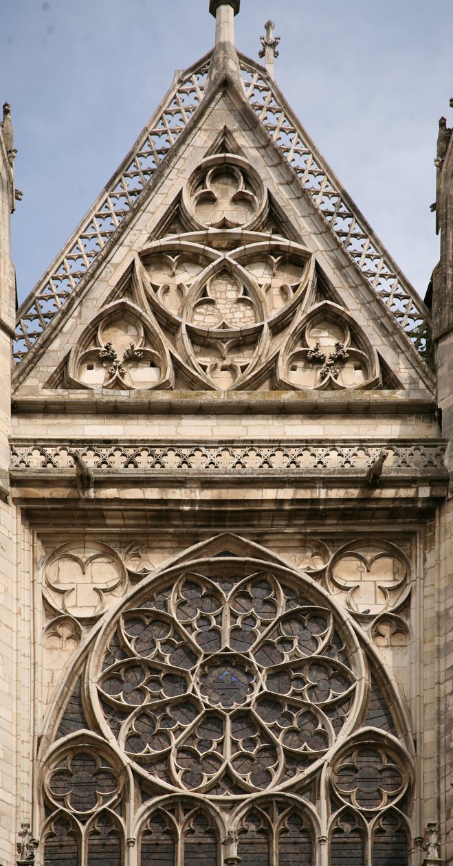Zobrazující jižní rozetové okno od French School