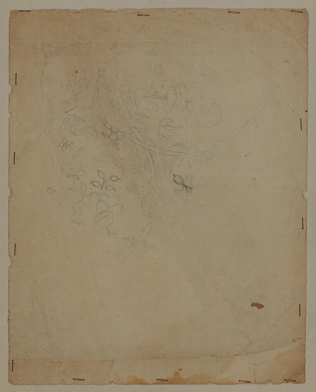 Kresba návrhu, konec 18. století od French School