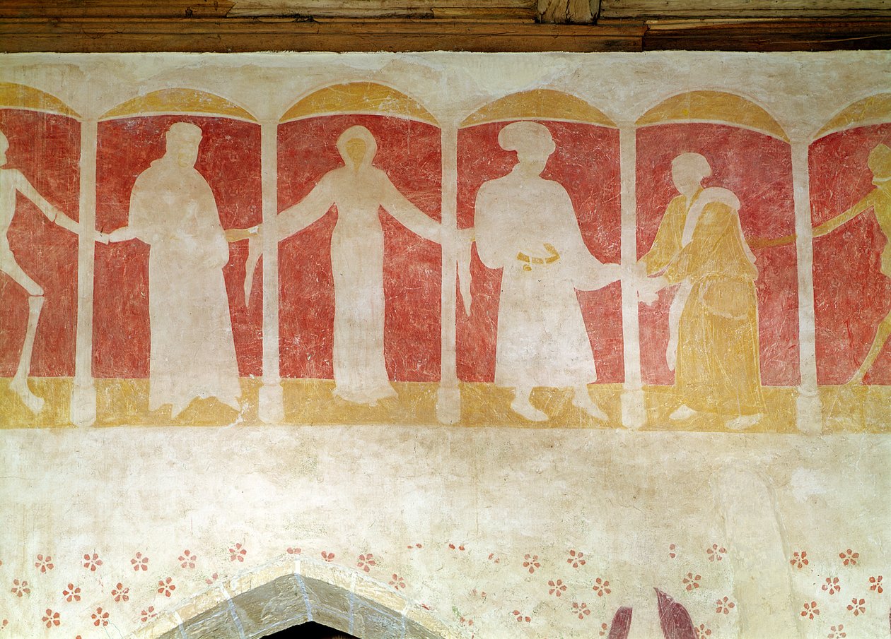 Detail tance smrti, kolem roku 1460 od French School