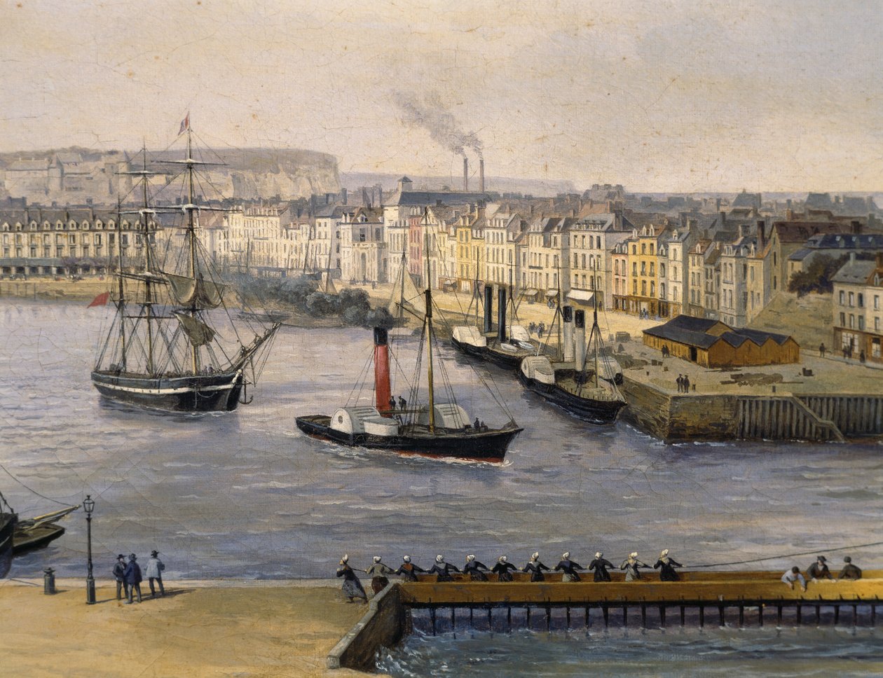 Přístav Dieppe od French School