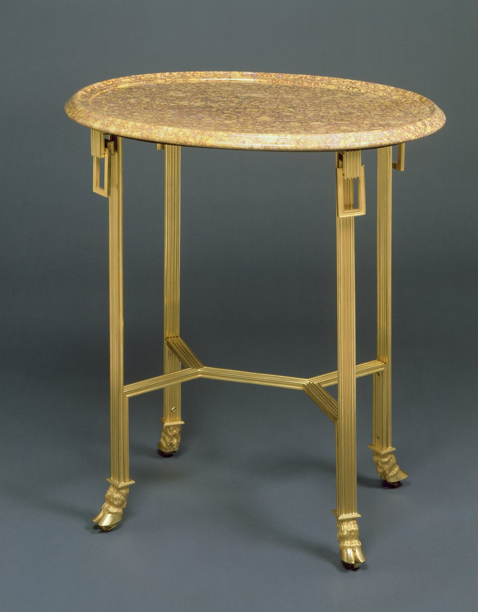 Adresář Gueridon, c.1799 (ormolu a mramor) od French School
