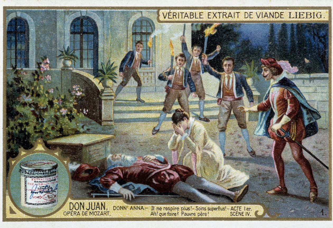 Don Juan: První dějství, scéna IV, smrt Donn