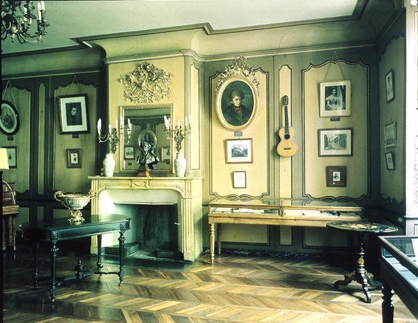Přijímací pokoj v rodišti Hectora Berlioze (1803-69) od French School