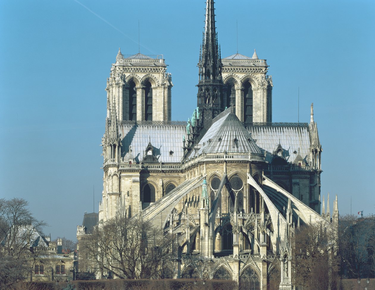 Východní konec Notre Dame, 1163-1345 od French School