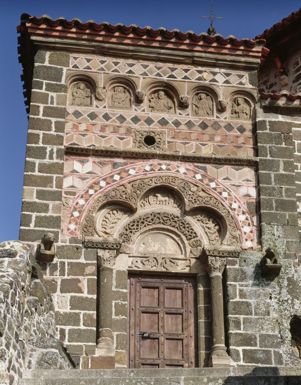 Východní portál Saint Michel dAiguilhe od French School