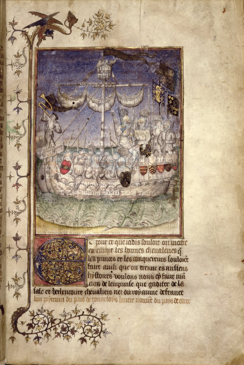 Např. 2709 fol.2 Loď přeplněná ozbrojenými muži z 