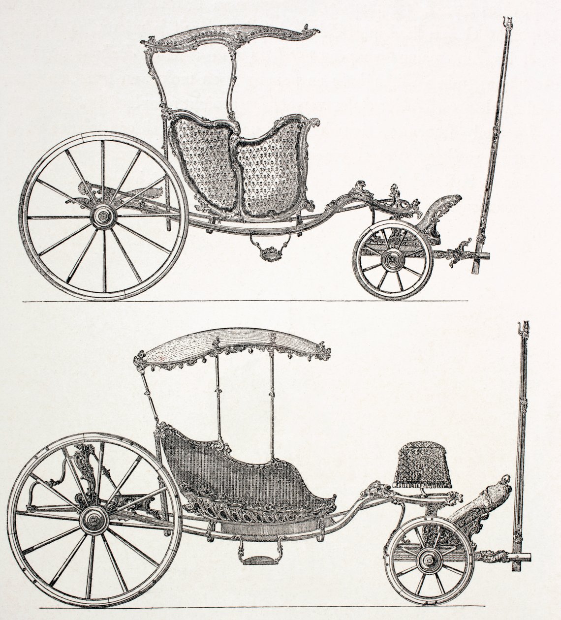 Francouzské kočáry z osmnáctého století, 1875 od French School