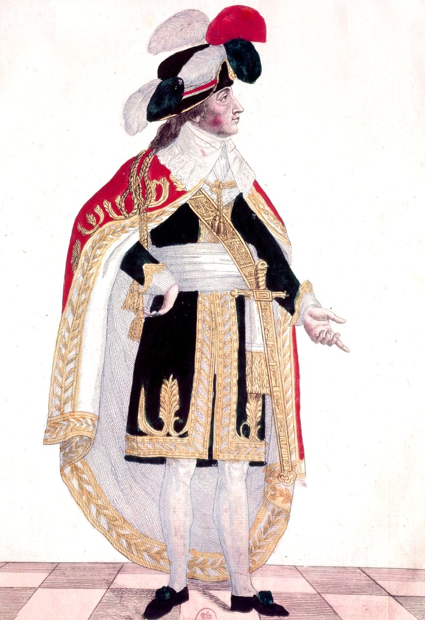 Emmanuel Joseph Sieyes (barevná rytina) od French School