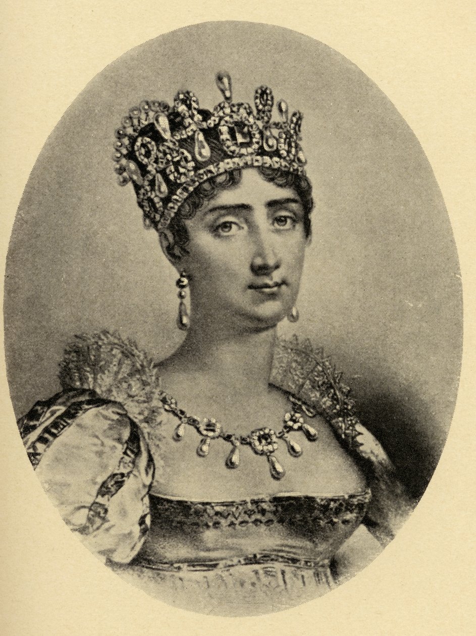 Císařovna Josephine (1763-1814) ilustrace z „Malé cesty do domovů slavných žen“, vydané 1897 od French School