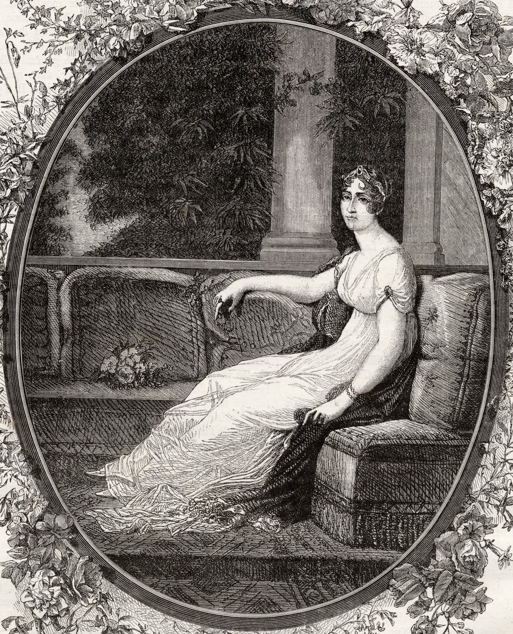 Císařovna Josephine, z knihy Louise Blanca (1811-82) "Histoire de la Revolution Francaise". od French School