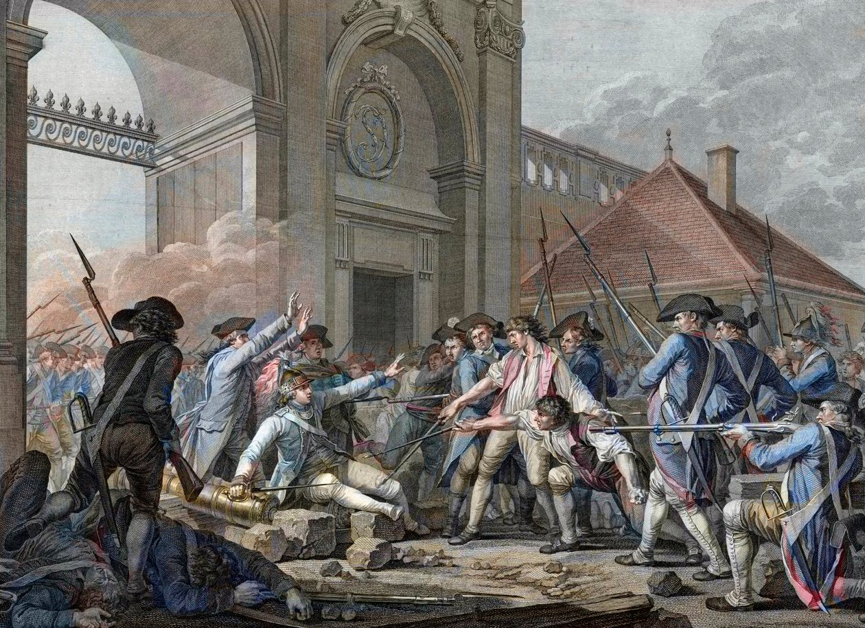 FRANCOUZSKÁ REVOLUCE - Hrdinská odvaha mladého Desillese, 31. srpna od French School
