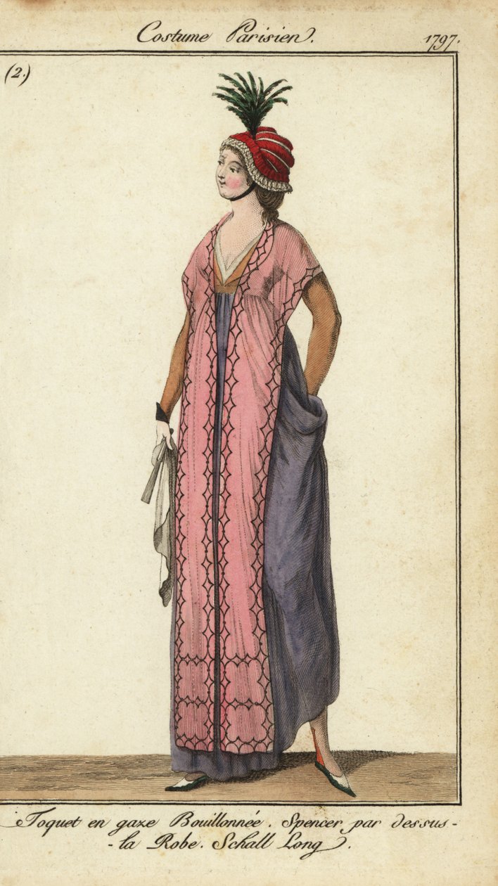 Módní ženy z období Directoire od French School